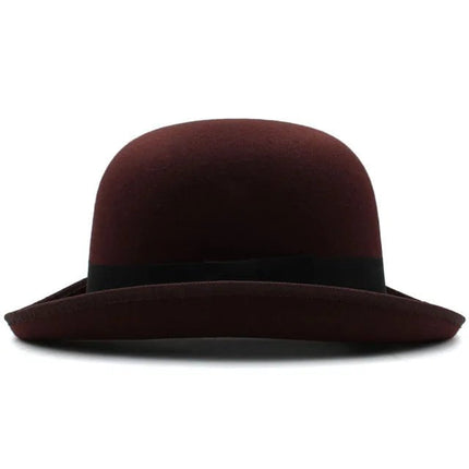 Chapeau melon ancien - Marron - Laine | La boutique du chapeau