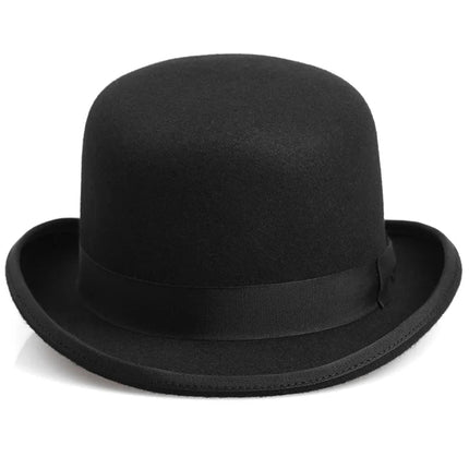 Chapeau melon ancien - Vert foncé - Laine | La boutique du chapeau