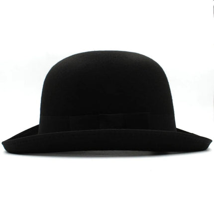 Chapeau melon ancien - Vert foncé - Laine | La boutique du chapeau