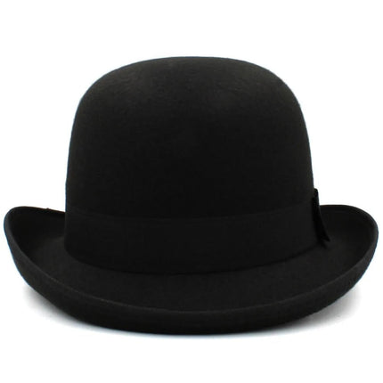 Chapeau Melon Coloré - Noir - Laine | La boutique du chapeau