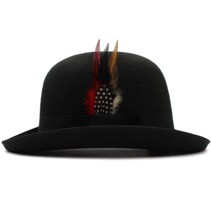 Chapeau Melon Coloré - Noir - Laine | La boutique du chapeau