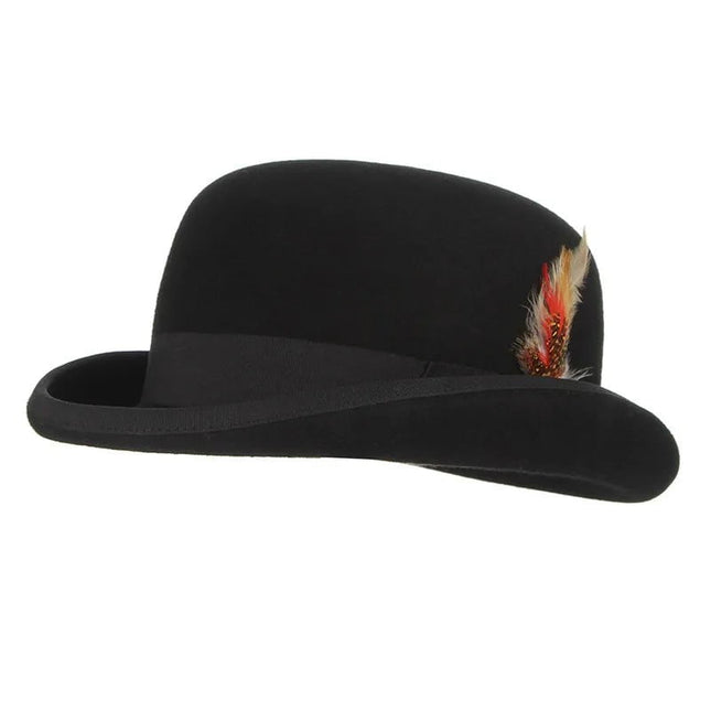 Chapeau Melon Féminin - Noir - S (54 - 55cm) | La boutique du chapeau