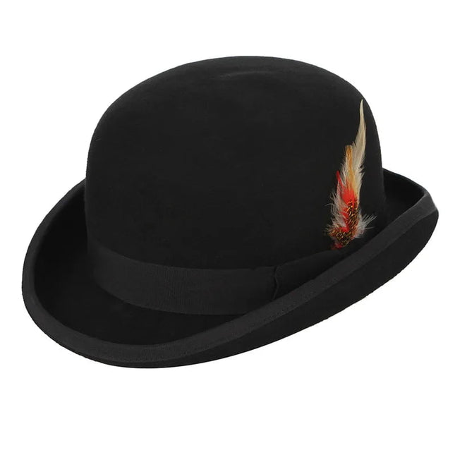 Chapeau Melon Féminin - Noir - S (54 - 55cm) | La boutique du chapeau