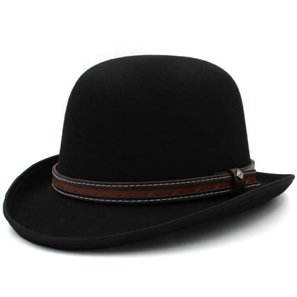 Chapeau melon femme - Noir - M (56 - 58cm) | La boutique du chapeau