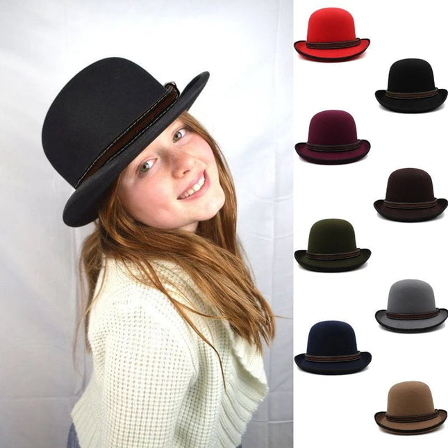 Chapeau melon femme - Rouge - M (56 - 58cm) | La boutique du chapeau