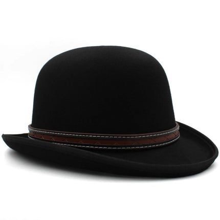 Chapeau melon femme - Noir - M (56 - 58cm) | La boutique du chapeau