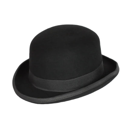 Chapeau melon feutre - Noir - L (58 - 59cm) | La boutique du chapeau