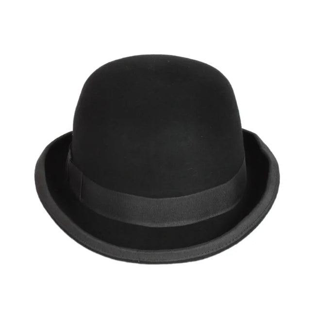 Chapeau melon feutre - Noir - L (58 - 59cm) | La boutique du chapeau