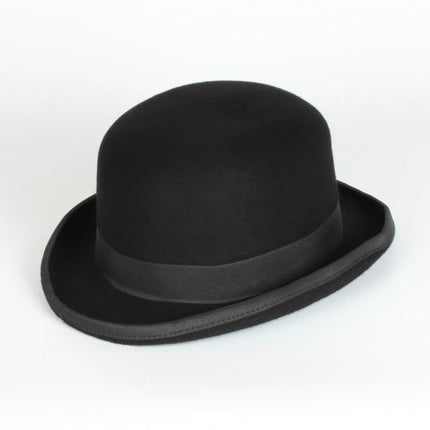 Chapeau melon feutre - Noir - L (58 - 59cm) | La boutique du chapeau