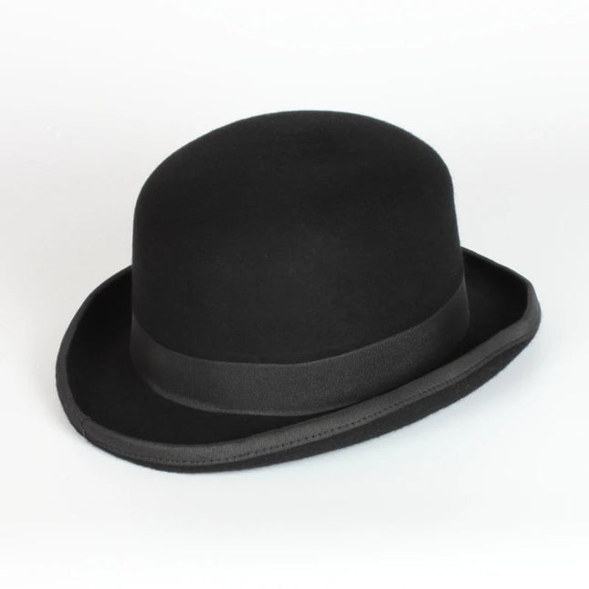 Chapeau melon feutre - Noir - L (58 - 59cm) | La boutique du chapeau