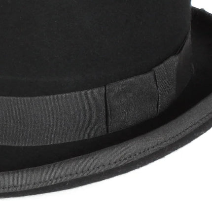 Chapeau melon feutre - Noir - L (58 - 59cm) | La boutique du chapeau