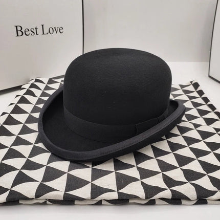 Chapeau Melon Haute Qualité - Noir - S (54 - 55cm) | La boutique du chapeau