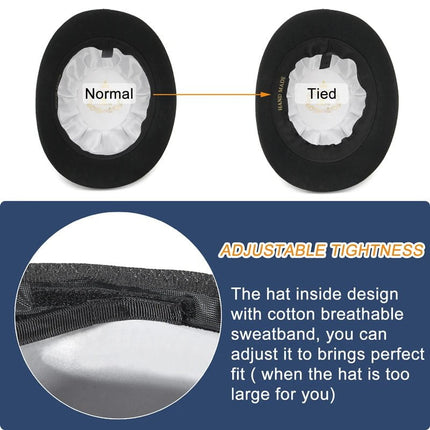 Chapeau Melon Imperméable - Noir - S (54 - 55cm) | La boutique du chapeau
