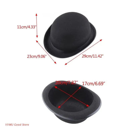 Chapeau Melon magicien - Noir - Ajustable (du 54 au 59) | La boutique du chapeau
