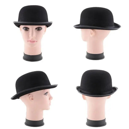 Chapeau melon noir - Noir - L (58 - 59cm) | La boutique du chapeau