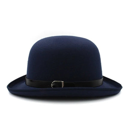 Chapeau melon pour femme - Bleu - M (56 - 58cm) | La boutique du chapeau