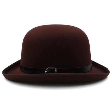 Chapeau melon pour femme - Marron - M (56 - 58cm) | La boutique du chapeau