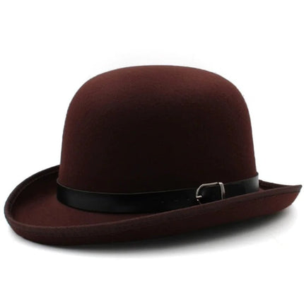 Chapeau melon pour femme - Bordeau - M (56 - 58cm) | La boutique du chapeau
