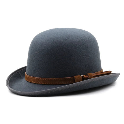 Chapeau melon pour homme - Gris - L (58 - 59cm) | La boutique du chapeau