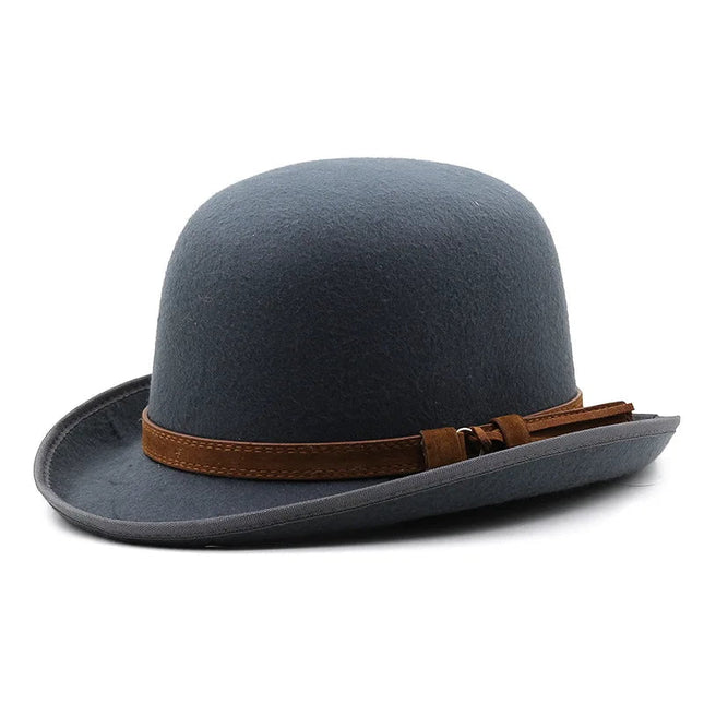 Chapeau melon pour homme - Gris - L (58 - 59cm) | La boutique du chapeau
