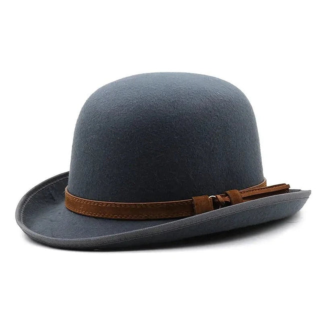 Chapeau melon pour homme - Gris - L (58 - 59cm) | La boutique du chapeau