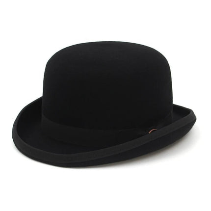 Chapeau melon pour hommes - Noir - S (54 - 55cm) | La boutique du chapeau