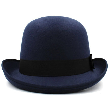 Chapeau Melon Traditionnel - Marine - L (58 - 59cm) | La boutique du chapeau
