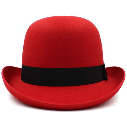 Chapeau Melon Traditionnel - Rouge - L (58 - 59cm) | La boutique du chapeau