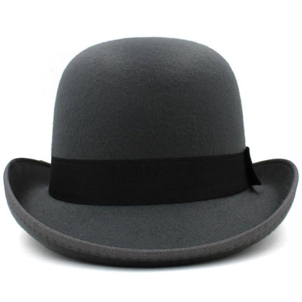 Chapeau Melon Traditionnel - Gris - L (58 - 59cm) | La boutique du chapeau