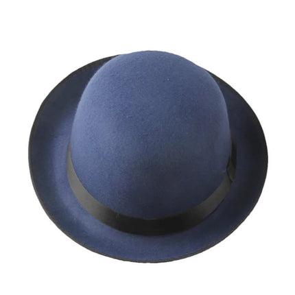 Chapeau Melon vintage - Bleu - M (56 - 58cm) | La boutique du chapeau