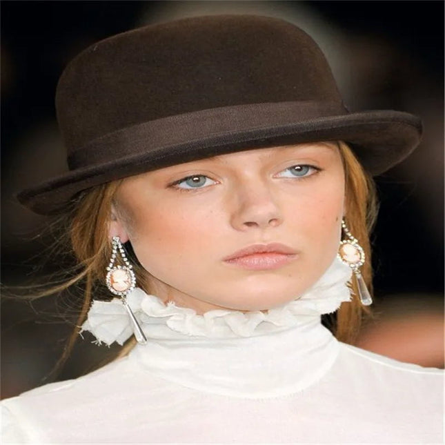 Chapeau Melon vintage - Bordeau - M (56 - 58cm) | La boutique du chapeau