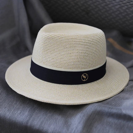 Chapeau paille Fedora - Ivoire - M (56 - 58cm) | La boutique du chapeau