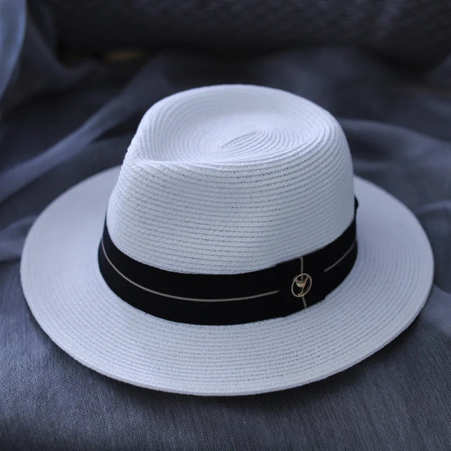 Chapeau paille Fedora - Ivoire - M (56 - 58cm) | La boutique du chapeau