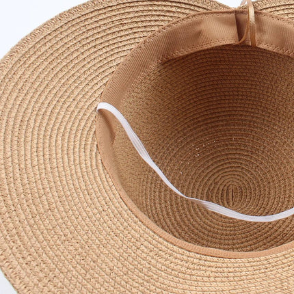 Chapeau paille pliable femme - Beige - Ajustable (du 54 au 59) | La boutique du chapeau
