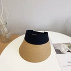 Chapeau pare - soleil en paille - Beige - Ajustable (du 54 au 59) | La boutique du chapeau