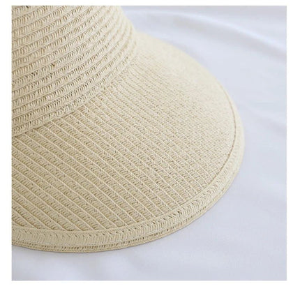 Chapeau pare - soleil en paille - Beige - Ajustable (du 54 au 59) | La boutique du chapeau