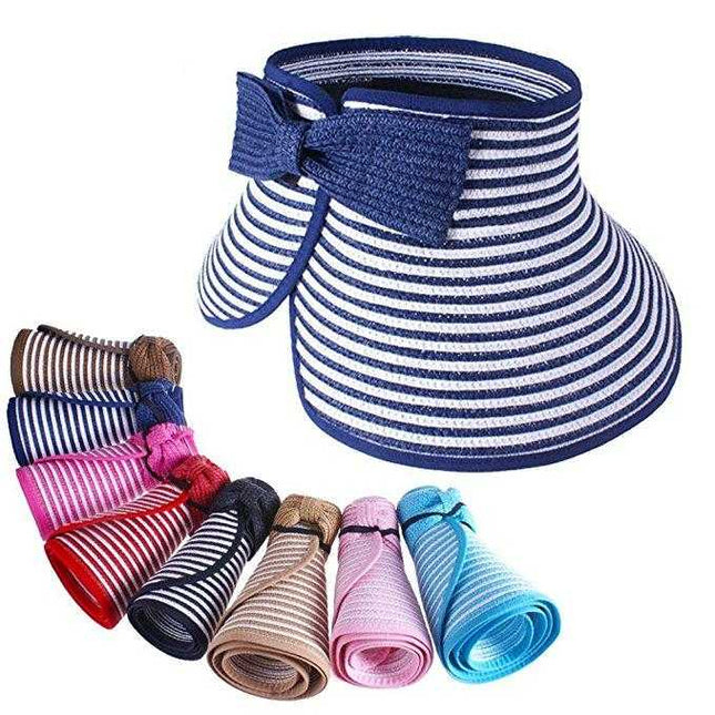 Chapeau pare - soleil pliable - Bleu - Ajustable (du 54 au 59) | La boutique du chapeau