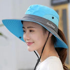 Chapeau pécheur anti UV - Bleu - M (56 - 58cm) | La boutique du chapeau