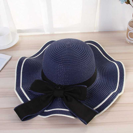 Chapeau provençal en paille - Marine - M (56 - 58cm) | La boutique du chapeau