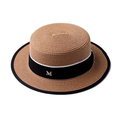 Chapeau Rond plat Haut De Paille M panama - Camel - M (56 - 58cm) | La boutique du chapeau