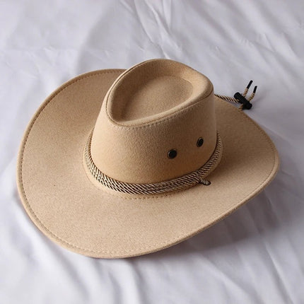 Chapeau Stetson occidental - Noir - M (56 - 58cm) | La boutique du chapeau
