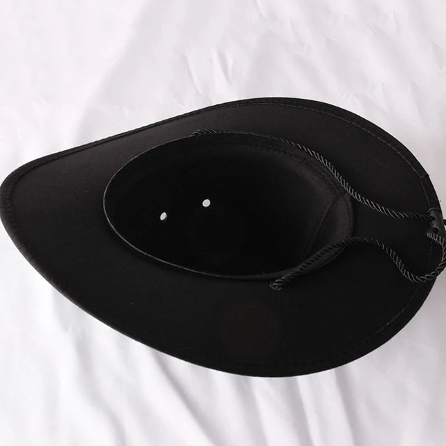Chapeau Stetson occidental - Noir - M (56 - 58cm) | La boutique du chapeau