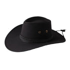 Chapeau Stetson occidental - Noir - M (56 - 58cm) | La boutique du chapeau