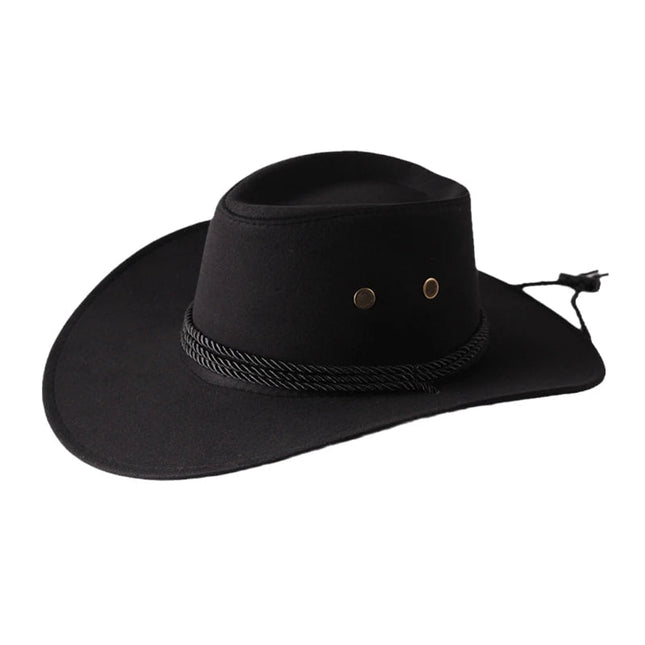Chapeau Stetson occidental - Noir - M (56 - 58cm) | La boutique du chapeau