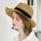 Chapeau unisexe en paille - Marron - M (56 - 58cm) | La boutique du chapeau