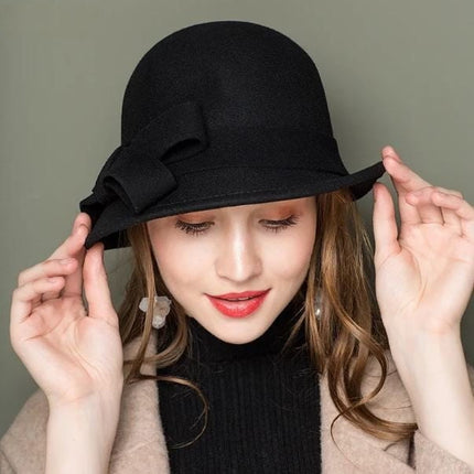 Chapeaux cloche femme - Noir - M (56 - 58cm) | La boutique du chapeau