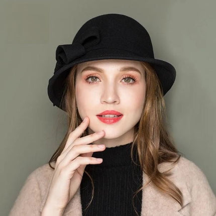 Chapeaux cloche femme - Noir - M (56 - 58cm) | La boutique du chapeau