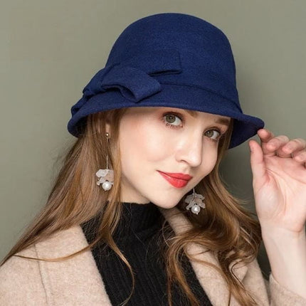 Chapeaux cloche femme - Bleu marine - M (56 - 58cm) | La boutique du chapeau