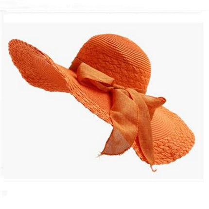 Chapeaux de paille - Orange - M (56 - 58cm) | La boutique du chapeau