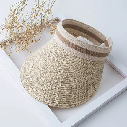 Chapeaux de paille de plage - Beige - Ajustable (du 54 au 59) | La boutique du chapeau